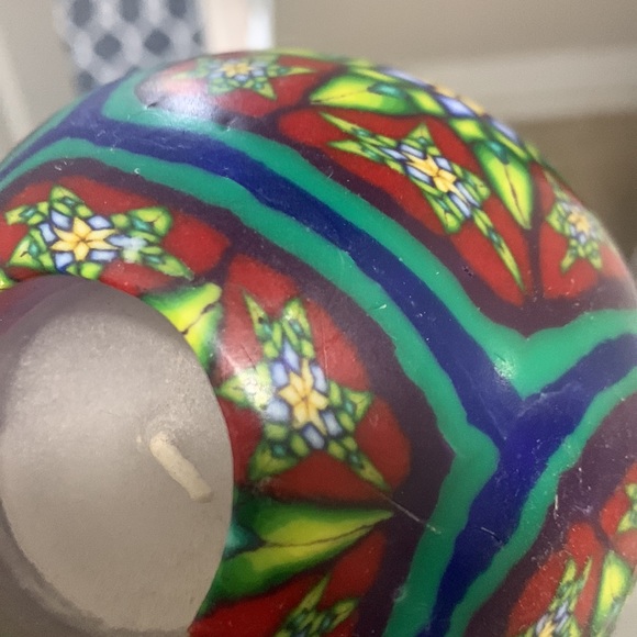 Vintage Mosaic/Kaleidoscope Candle - Picture 2 of 4